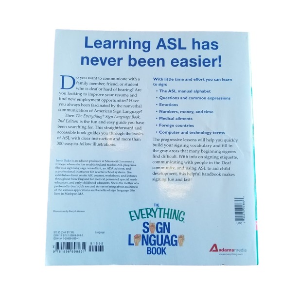 The Everything Sign Language Book - Picture 2 of 6